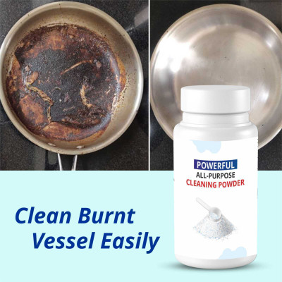H K GROUP Powerful All Purpose Cleaner Powder Stainless Steel Cookware Cleaner(100 g)