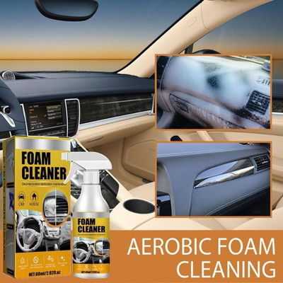 SCENTORA Multipurpose Foam Cleaner Spray For Car(200 ml)