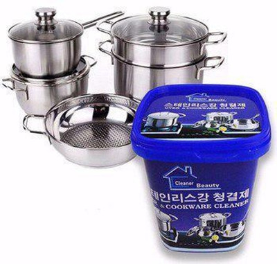 CORRUPTAK Magic Cookware Cleaner Magical Over and Stainless Steel Cookware(500 g)