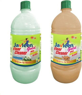 Javleen Gold Floor Cleaners for Hygienic, Fresh Floors ( Jasmine, Sandal) (2 X 1000ml )(2 L)