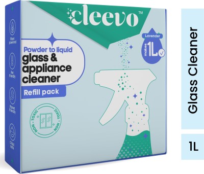 cleevo Glass & Appliance cleaner| Refill Pack | Car, home & Kitchen Surfaces(1 L)