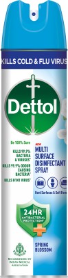 Dettol Disinfectant Sanitizer Spray|24 hrs Antibacterial protection|(Spring Blossom)(225 ml)