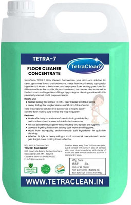 TetraClean Multi-Surface Floor Cleaner | Fresh Scent | Ideal for Tiles, Marble, Granite(5 L)