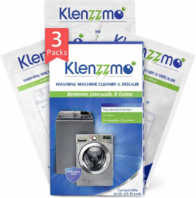 Horlite Klenzzmmo Washing Machine Drum Cleaner & Descaler Powder | Deep Clean (3 Pcs) Dishwashing Detergent(300 g)
