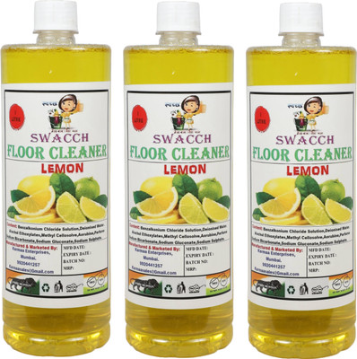 swacch Floor Cleaner Lemon 1 Litre (Pack of 3)(3 L)
