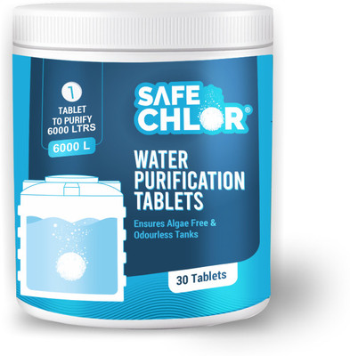 Safe Chlor Chlorine Tablets for 6000L Sumps and Overhead WaterTanks (30 Tablets)(30 Tablets)