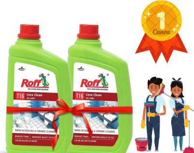 roff Pidiliite Cera Clean Tile, Ceramic Cleaner & Removes pack of 2(1 L)