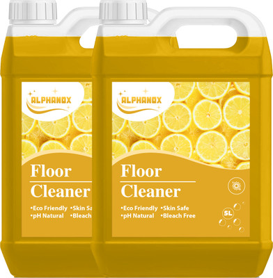 ALPHANOX Disinfectant Surface & Floor Cleaner Liquid,Suitable for All Floor (YEllow)(10 L)