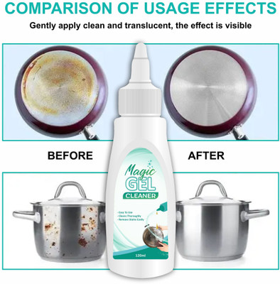 LootZoo Powerful Gel Cleaner for Pots & Pans - Effortless Removal of Grime(120 ml)
