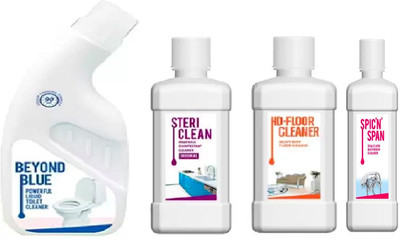 Modicare COMBO BEYOND BLUE(750ML) ,HD FLOOR (500ML), STERICLEAN(500ML), SPIC SPAN(250ML)(2000 ml)