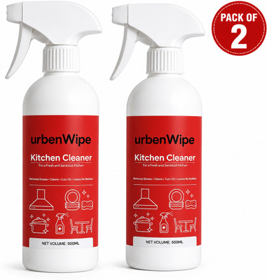 urben Wipe Kitchen Degreaser Spray | Kitchen Cleaner & Surface Cleaner For Daily Use(1000 ml)