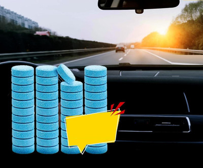 ActrovaX Streak Free Finish Detergent Effervescent Tablets Auto Windshield(15 Tablets)