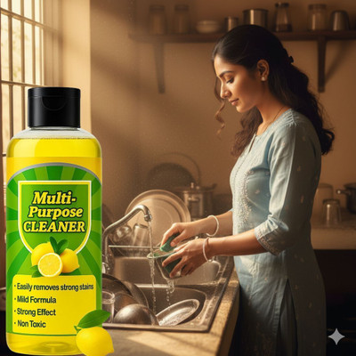 SHREEKRIshn All-in-One Lemon Fresh Cleaner | Safe for Kitchen(250 ml)