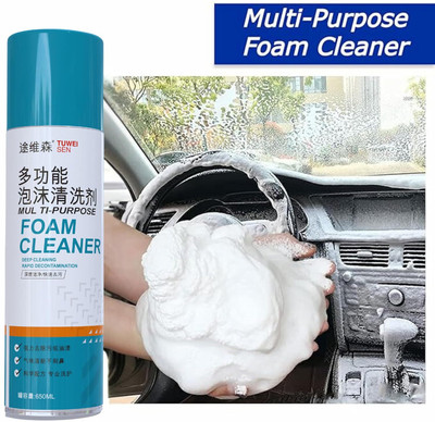 Mesmera foam polish spray auto interior spray Vehicle Interior Cleaner(650 ml)