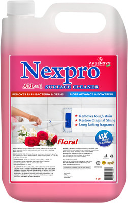 Apsensys Care NEXPRO Disinfectant Surface & Floor Cleaner Liquid, Floral - 5 Ltr(5000 ml)
