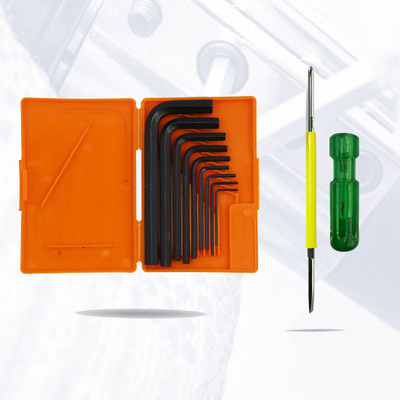 Autofledge AF1 9Pcs Hex Allen Key Kit with 2in1 Screwdriver for Bike/Bicycle/Guitar Allen Key Set