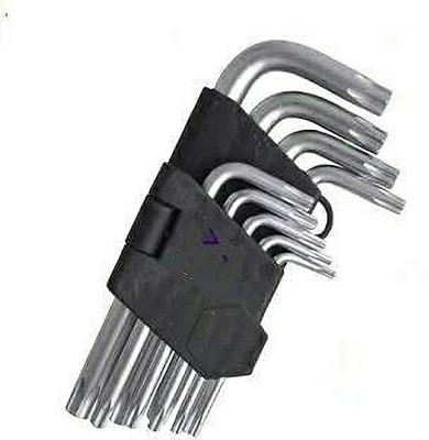 Paper Wings Set of 9Pcs Exra Long Torx Hex Key Wrench Set Allen Key Set