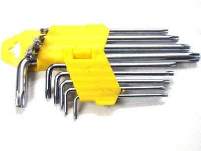 Inditrust 9pcs Torx Allen key set Allen Key Set