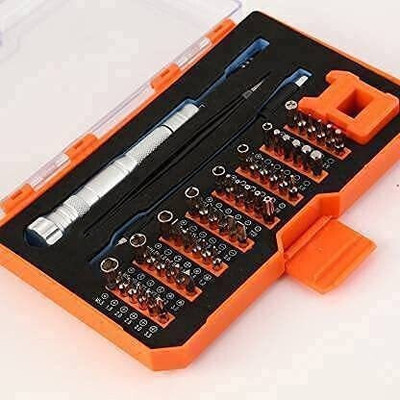 PAVITYAKSH 52 in 1 Screwdriver with 42 Bits, Multi-function Magnetic Repair Tool Set Folding Allen Key Set