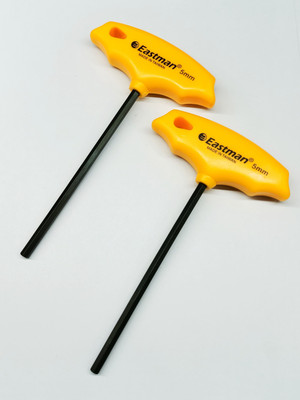 4MECH 5mm x 2 T-Type Allen Key, Hardened and Tempered, Professional Quality, Anti Rust Allen Key Set(Pack of 2)