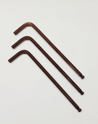 4MECH 4 mm x 3 Ball End L-Type Hex Allen Key, Hardened and Tempered, CRV (Pack of 3) Allen Key Set(Pack of 3)