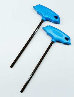 4MECH 6mm x 2 T-Type Allen Key, Hardened and Tempered, Professional Quality, Anti Rust Allen Key Set(Pack of 2)