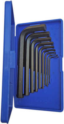 Inditrust new Box 9 Pieces Multi type Hex Allen Key Set Allen Key Set