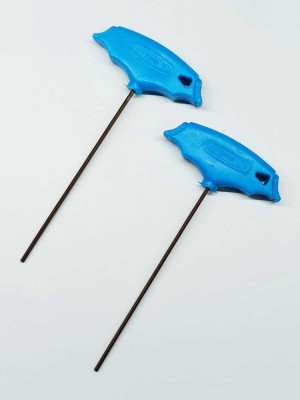 4MECH 2mm x 2 T-Type Allen Key, Hardened and Tempered, Professional Quality, Anti Rust Allen Key Set(Pack of 2)