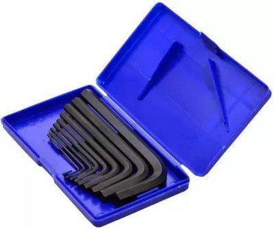 Ubod 9 Pieces Hex Wrench L Shape Repair Tool kit Allen Key Set