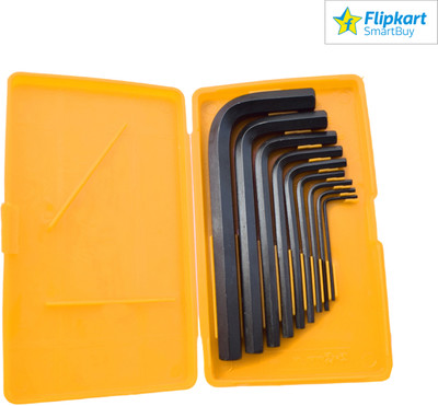 Flipkart SmartBuy FK-T08 CRV (Pack of 9) Allen Key Set