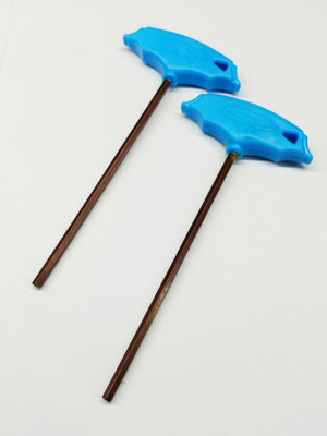 4MECH 4mm x 2 T-Type Allen Key, Hardened and Tempered, Professional Quality, Anti Rust Allen Key Set(Pack of 2)