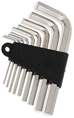 KRISHAK TOOLS Hex Key Wrench Set of 9pcs for General and Profession Use (1.5mm - 10mm) Allen Key Set