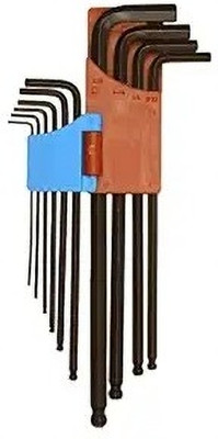 Implemental 10 Pcs Hex Allen Key Extra Long Ball Point Set Allen Key Set