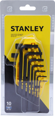 STANLEY 69-253 Allen Key Set(Pack of 10)