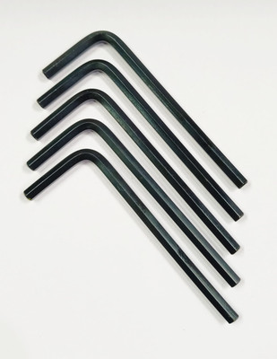 4MECH 5.5mm L-Type Hex Allen Key Hardened Chrome Vanadium Steel (Pack of 5) Allen Key Set