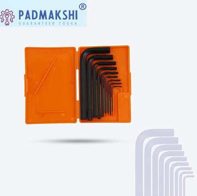 Padmakshi 9 Pieces Hex Allen Key Kit Allen Key Set