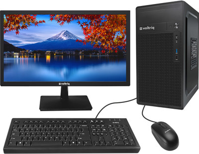 Voltriq Consumer Series High Performance Desktop Computer, 12th Gen Intel Core i5 (12th Gen) (16 GB DDR4/512 GB SSD/Windows 11 Home/22 Inch Screen/VI1100-6513G)(Black)