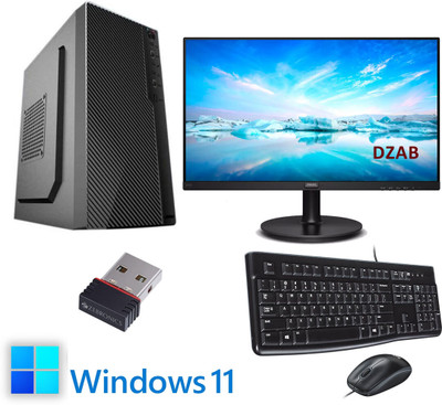 DZAB Intel Core i7 (8 GB DDR3/512 GB SSD/Windows 11 Home/1 GB/20 Inch Screen/AIC-2600-8-512SSD-20Inch-Window 11)(Black)