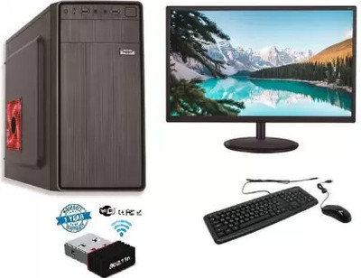 TECH- Assemblers Basic Core i3 (4 GB DDR3/500 GB/Windows 10 Pro/15 Inch Screen/1702)(Black)