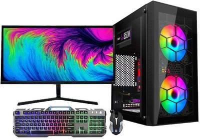 Qasim GAMINGPCI7 Core i7 (4 GB DDR3/1 TB/Windows 11 Home/2 GB/19 Inch Screen/I7 FULLSETUP)(Black)