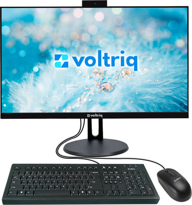 Voltriq All in One Core i3 (16 GB DDR4/Windows 11 Home/23.8 Inch Screen/AI200)(Black, 32 cm x 6.5 cm, 7.5 kg)
