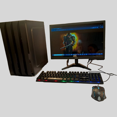 BPAC Assembled New Desktop Gaming PC Core i5 (8th Gen) (16 GB DDR4/500 GB/512 GB SSD/Windows 8.1 Pro/512 MB/19 Inch Screen/Motherboard) with MS Office(Black)