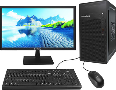 Voltriq Consumer Series Core i3 (16 GB DDR4/512 GB SSD/Windows 11 Home/22 Inch Screen/VI1100F)(Black)