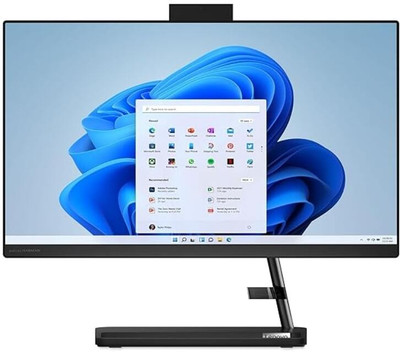 Lenovo IdeaCentre AIO 3 Celeron Dual Core (8 GB DDR4/Windows 11 Home/22 Inch Screen/IdeaCentre AIO 3 22IAP7)(Black)