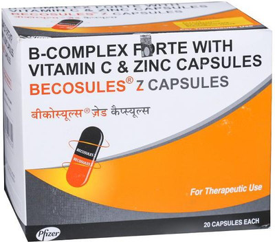 Becosules Z Capsules (20 Cap) Capsules(20 Units)