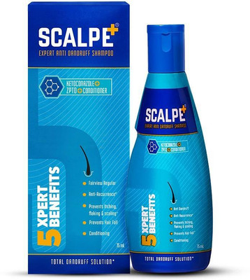 Scalpe Plus Anti Dandruff Shampoo Liquid(75 ml)