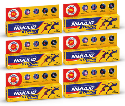 Nimulid strong Pain Relief (Pack of 6) Gel(6 x 30 g)