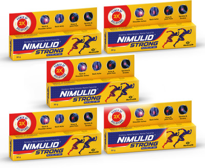 Nimulid strong Pain Relief (Pack of 5) Gel(5 x 30 g)