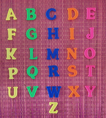SujArta Alphabet Letters(24 Pieces)