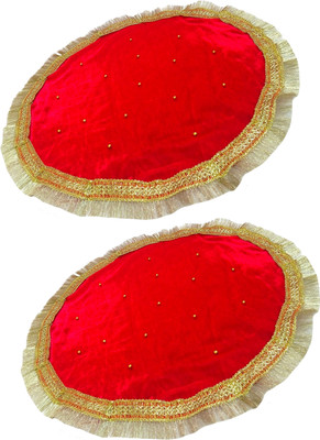 Navti Creations Thaalposh Altar Cloth(Pack of 2)